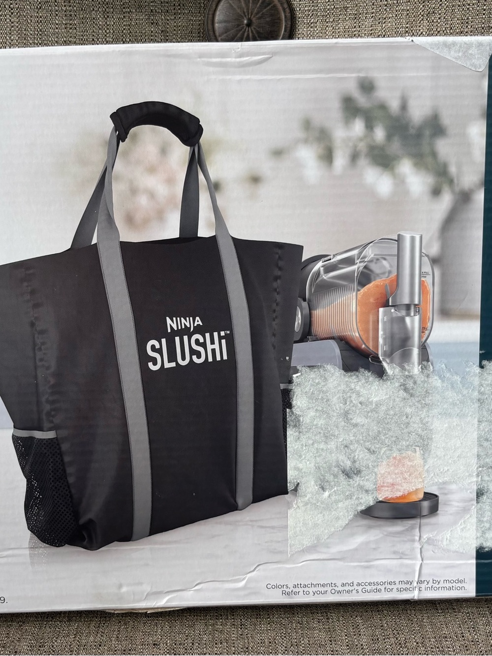 Ninja Slushi Travel Party Tote - Black with Gray Straps - Picture 2 of 5
